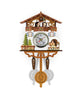 Wooden Cuckoo Clock | Handcrafted Black Forest Chalet | Musical Pendulum Design