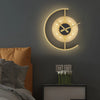 Modern LED Wall Lamp Clock