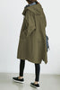 Waterproof women's trench coat with hood