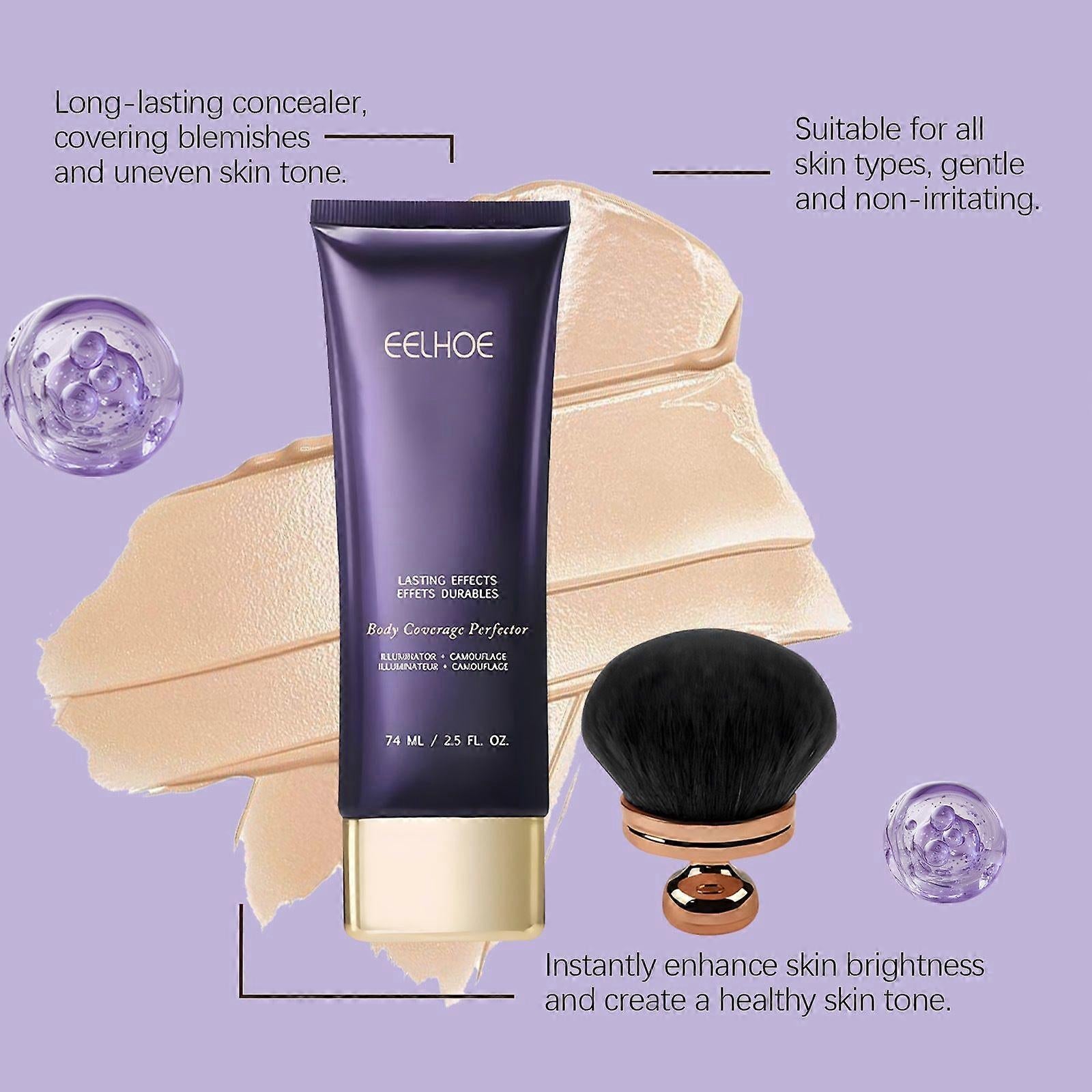 Body Makeup Foundation | Waterproof & Transfer-Resistant | Buildable Coverage
