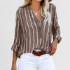Women's striped blouse – relaxed fit and versatile design