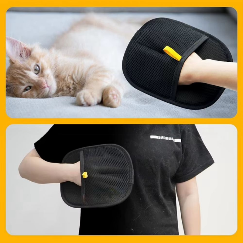 Pet Hair Removal Glove | Reusable Static Cleaning Mitt | Quick & Easy Fur Remover