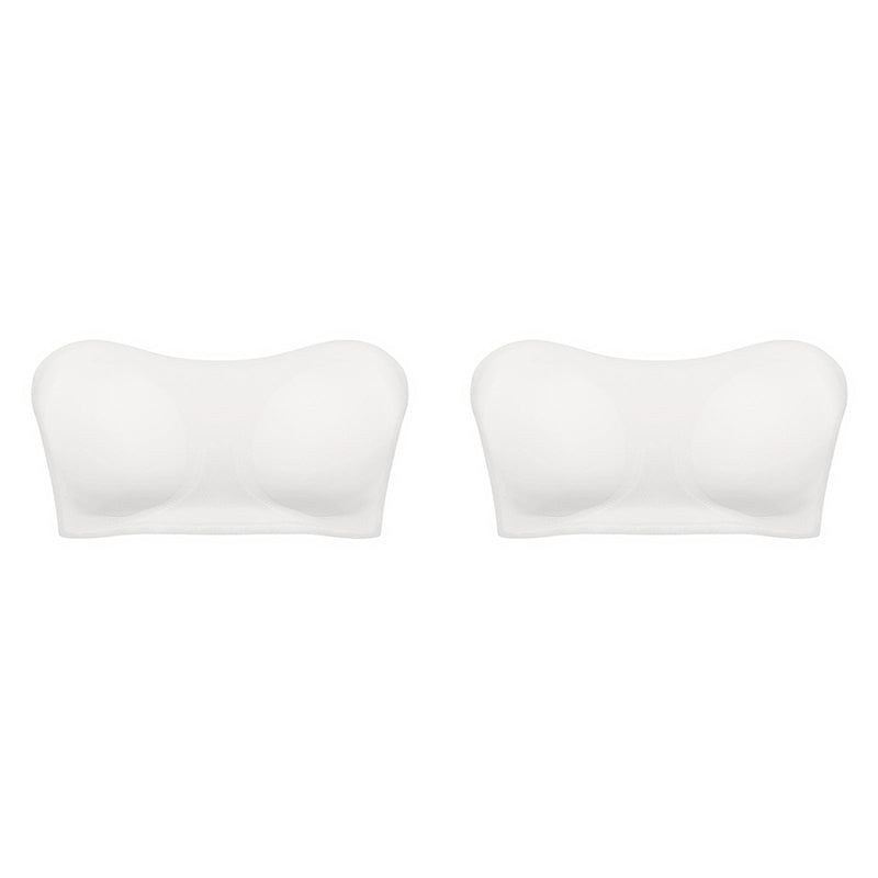 Women’s Strapless Bra | Grip-Sure Side Closure | Seamless Invisible Support | Cloud-Soft Nylon