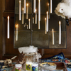 Floating LED Candles with Remote Wand | Flameless Hanging Lights | 12-Pack with Hooks & Batteries