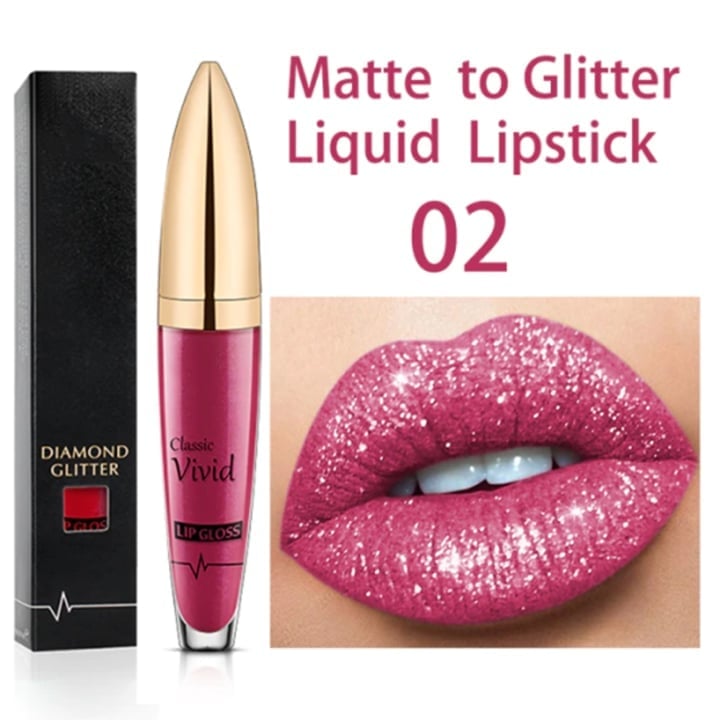 Lip Gloss Set | Long-Lasting Matte & Glitter Finish | 18 Colors | Waterproof