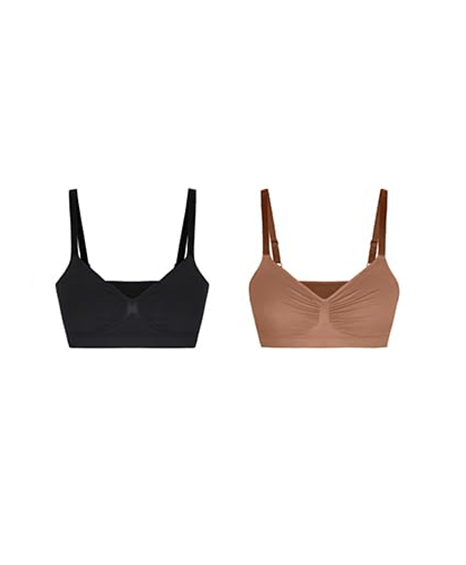 Women’s Wireless Bra | Seamless Shaping | Soft Modal-Cotton Blend | Adjustable Straps