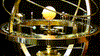 Solar System Model | Brass Gear Mechanism with 9 Planets & 28 Moons | Oak & Stone Educational Display