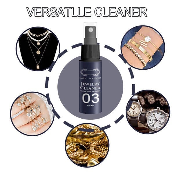 Jewelry Cleaner Spray | Instant Shine & Tarnish Protection | Non-Toxic Formula | 30ml