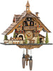 Wooden Cuckoo Clock | Handcrafted Black Forest Chalet | Musical Pendulum Design