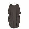 Women’s Summer Dress with Loose Fit and Round Neckline | Midi