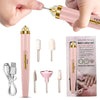 Electric Nail Drill & Manicure Kit | Rechargeable with LED Light | Nail Art Tools Set