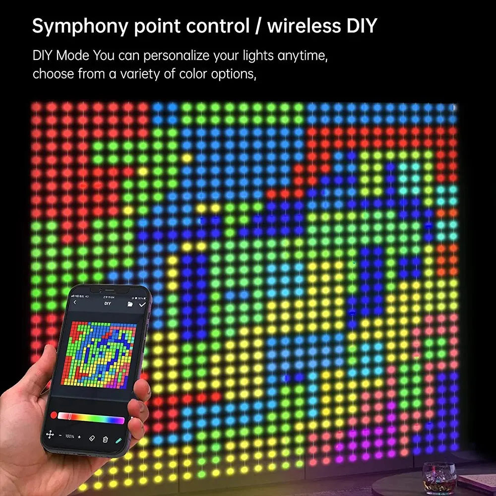 Luminous LED Rhythm Curtains