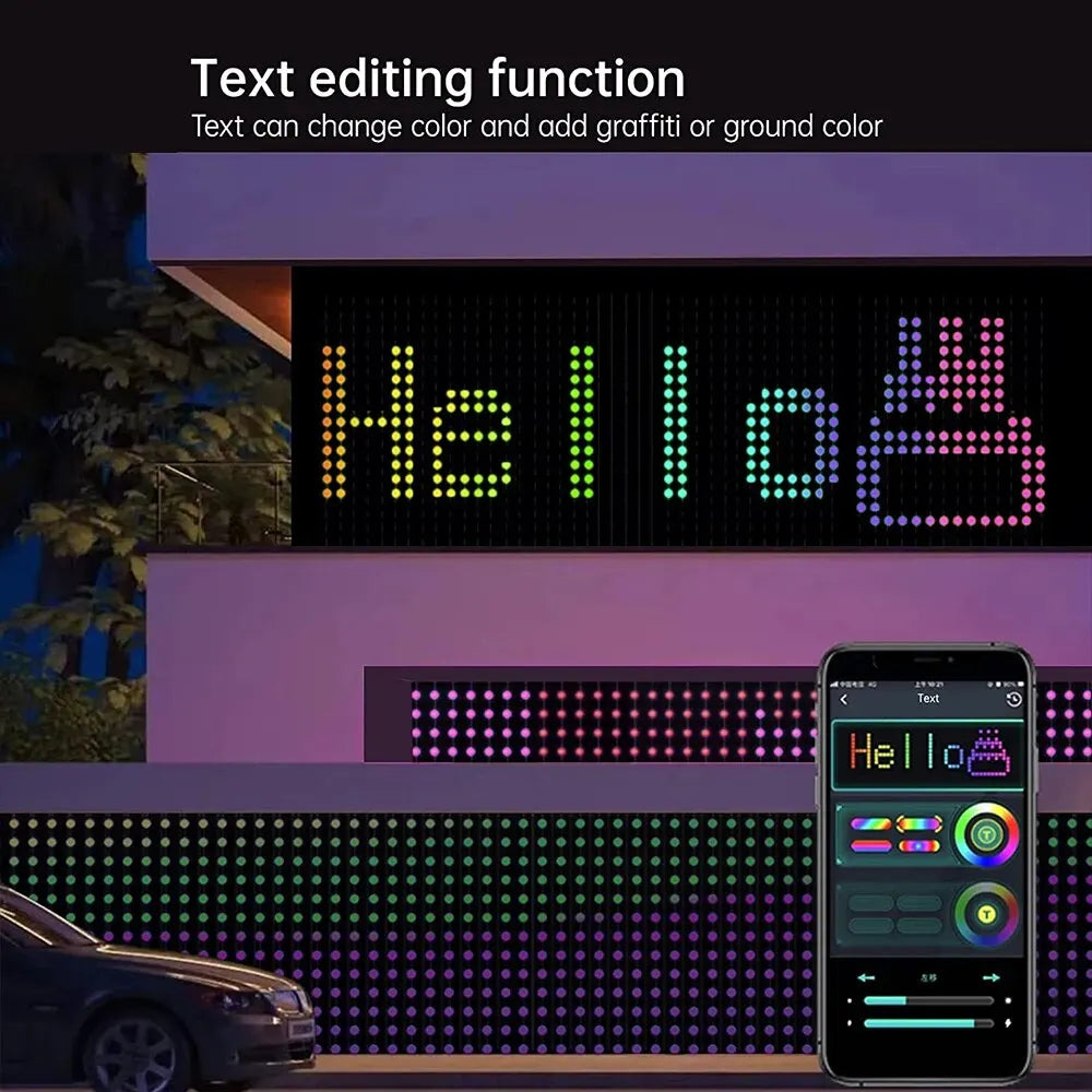 Luminous LED Rhythm Curtains