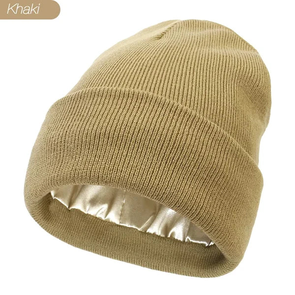 Women’s Beanie Hat | Anti-Static & Anti-Frizz | Smooth Hair Protection | Cozy All-Day Comfort