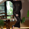 Women’s Skirt with Built-In Stockings | Slim Fit | Soft Stretch Fabric | Versatile Style