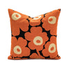 Poppy Floral Embroidered Cushion Cover