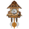 Wooden Cuckoo Clock | Handcrafted Black Forest Chalet | Musical Pendulum Design