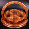 Wooden Fruit Plate | Hand-Carved Serving Tray | Rustic Artisan Design | Sustainable Wood