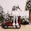 Christmas Gnome Decoration | LED Light | Nordic Holiday Figurine Set