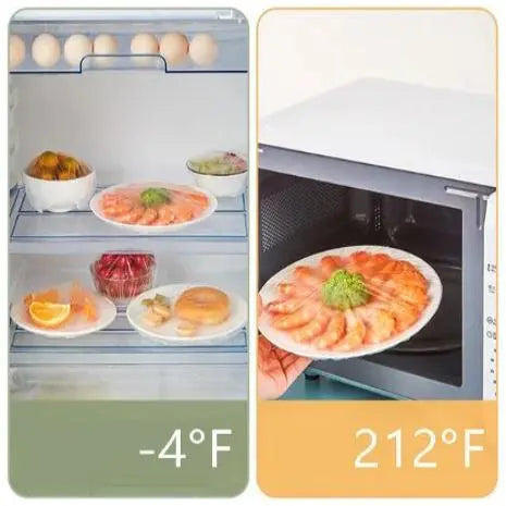 Reusable Food Covers | Stretchable Fresh-Keeping Bags | 200PCS Eco-Friendly PE Wrap Alternative