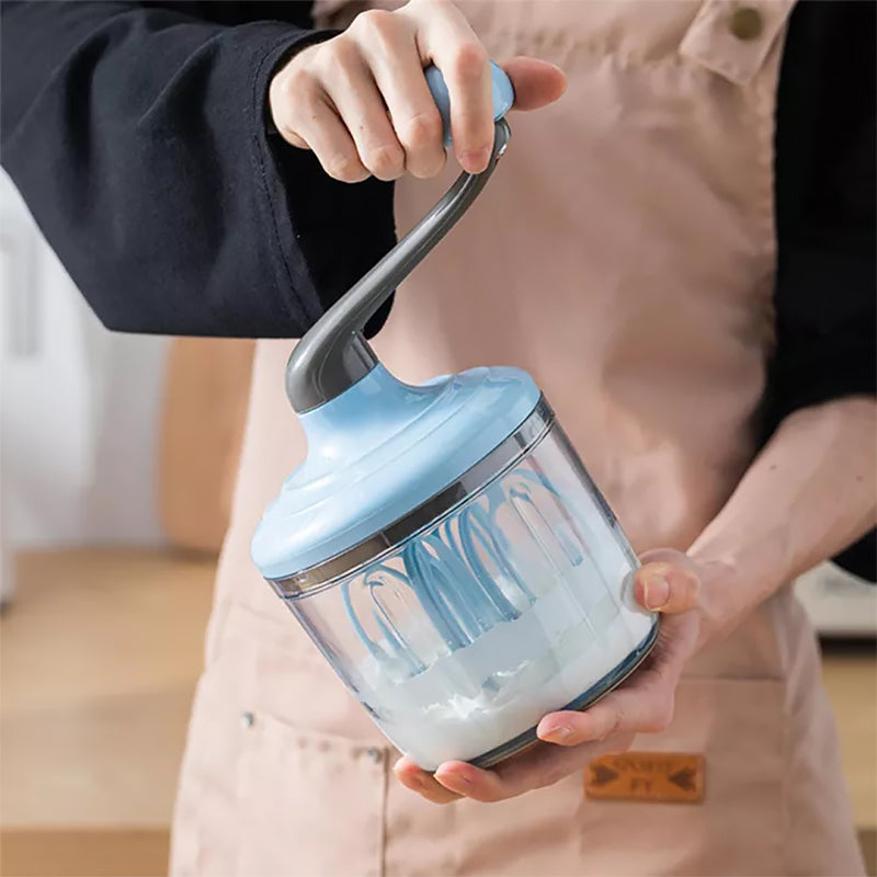 HandyWhisk - Cream and Egg White Whisk with Hand Crank