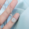 To my soulmate sparkling round necklace