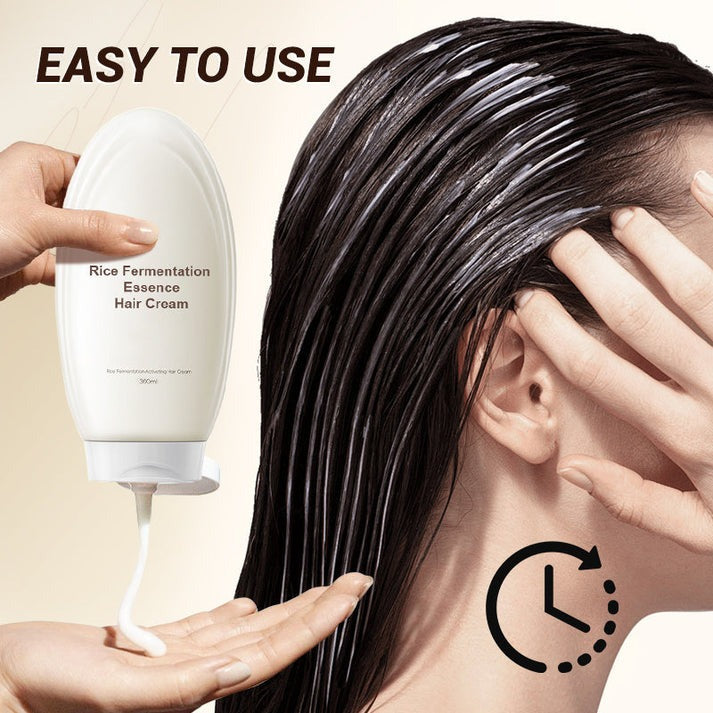 Rice Essence Hair Treatment | Fermented Formula | Deep Repair & Shine Boost Cream