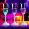 LED Wine Glasses | Light-Up Drinkware with 6 Colors | Liquid-Activated | Reusable Party Cups 4–8oz