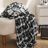 Luxury Wool Knitted Blanket - Elegant Wearable Sofa Bed Throw - Perfect for Home, Travel, and TV Time