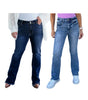 Women’s Bootcut Jeans | High-Rise Stretch Denim | Flattering Slim Fit | Frayed Hem