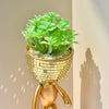 Mirror Disco Walking Man Planter Pot