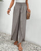 High-Waisted Summer Pants for Women | Geometric Print