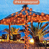 Autumn Maple Leaf String Lights | Warm White LED Garland | Battery or USB Powered