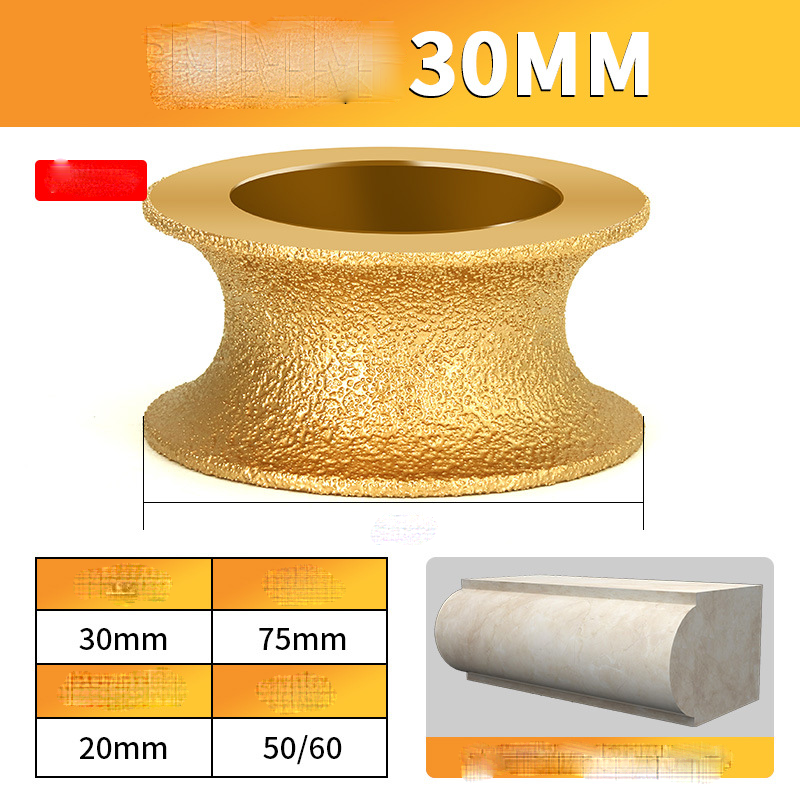 Edge diamond grinding wheel