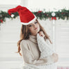 Christmas Santa Hat | Singing & Dancing Electric Hat | Plush Red Fabric