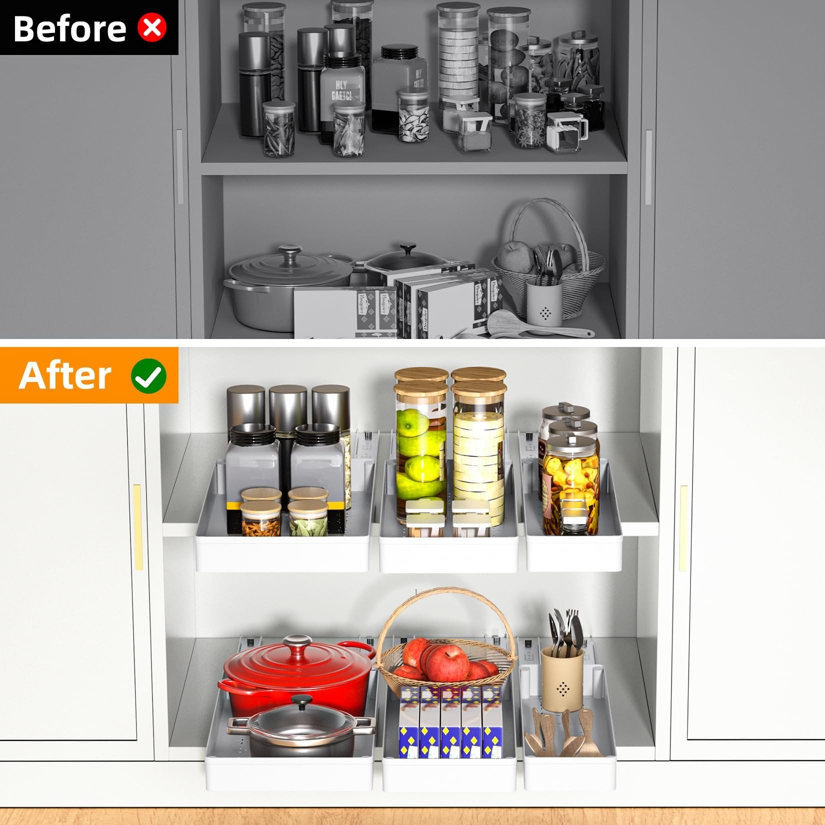 StoreSlide™ Maximize Kitchen Space
