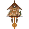Wooden Cuckoo Clock | Handcrafted Black Forest Chalet | Musical Pendulum Design