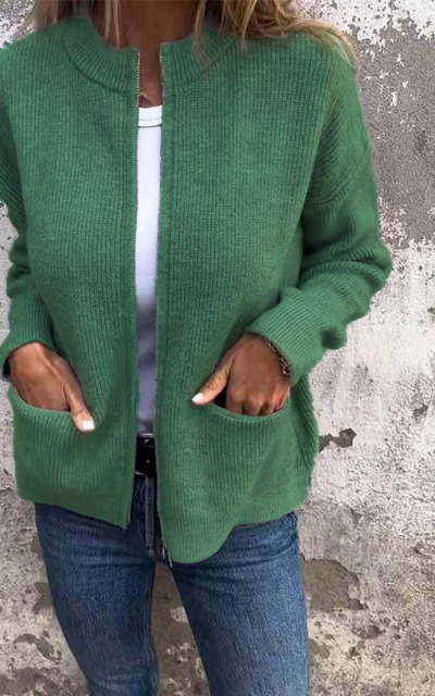 Women’s Knit Sweater | Lightweight Cotton | Long Sleeve Casual Top for Autumn & Winter