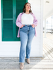 Women’s Bootcut Jeans | High-Rise Stretch Denim | Flattering Slim Fit | Frayed Hem