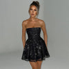 Sparkling Dress with Large Bow