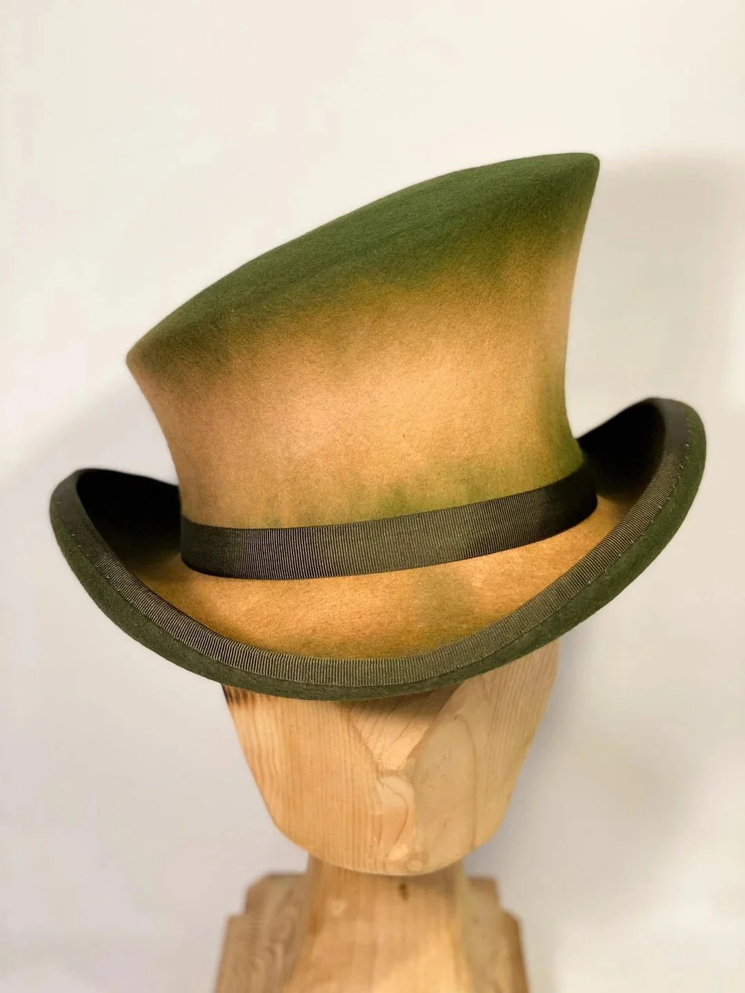 Men’s Asymmetric Top Hat | 100% Wool | Handcrafted Artisan Design