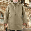 Men’s Wool Outdoor Jacket | Storm-Ready Insulated Anorak with Hood & Kangaroo Pocket