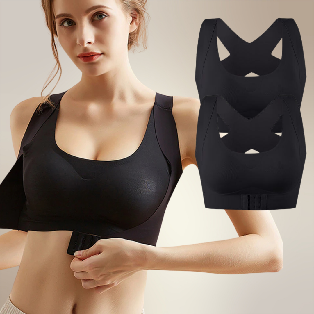 Women’s Posture Corrector Bra | Front Closure | Stretchy Breathable Fabric