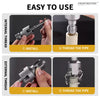 Pipe Threading Tool | Dual-Function Internal & External Threads | 40Cr Alloy Steel | 1/2