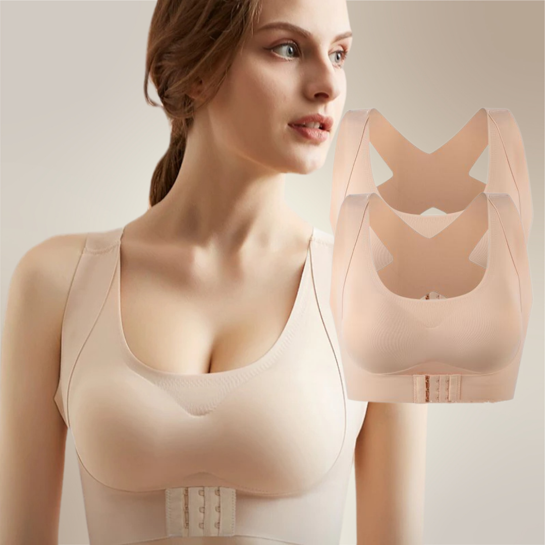 Women’s Posture Corrector Bra | Front Closure | Stretchy Breathable Fabric