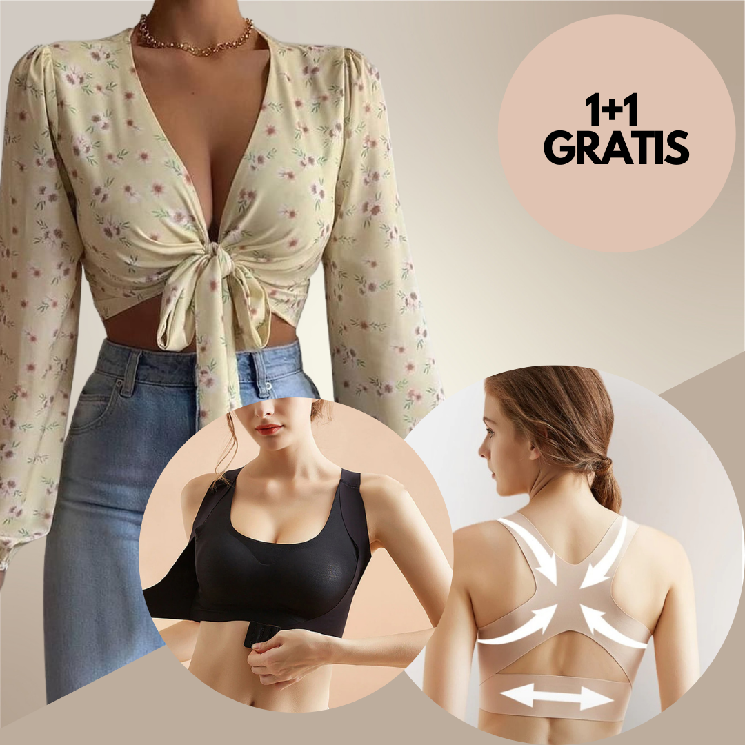 Women’s Posture Corrector Bra | Front Closure | Stretchy Breathable Fabric
