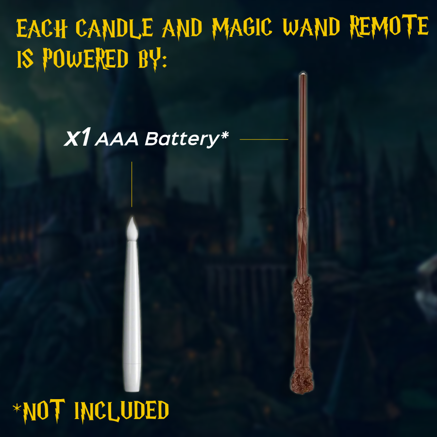 Floating LED Candles with Remote Wand | Flameless Hanging Lights | 12-Pack with Hooks & Batteries
