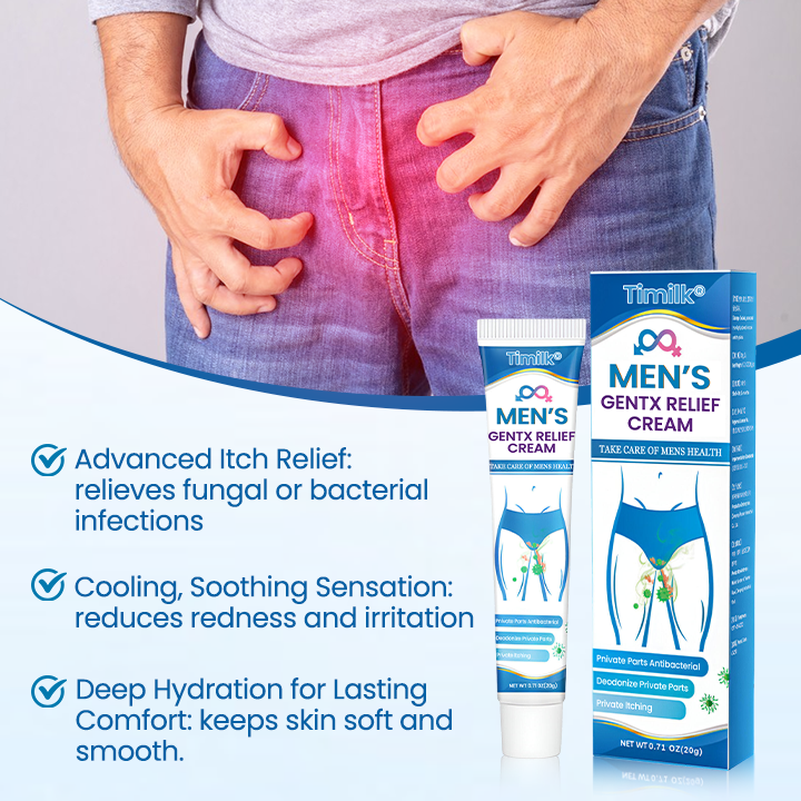 Men’s Intimate Care Cream | Anti-Itch & Soothing Relief | Natural Extracts & Moisturizing Formula