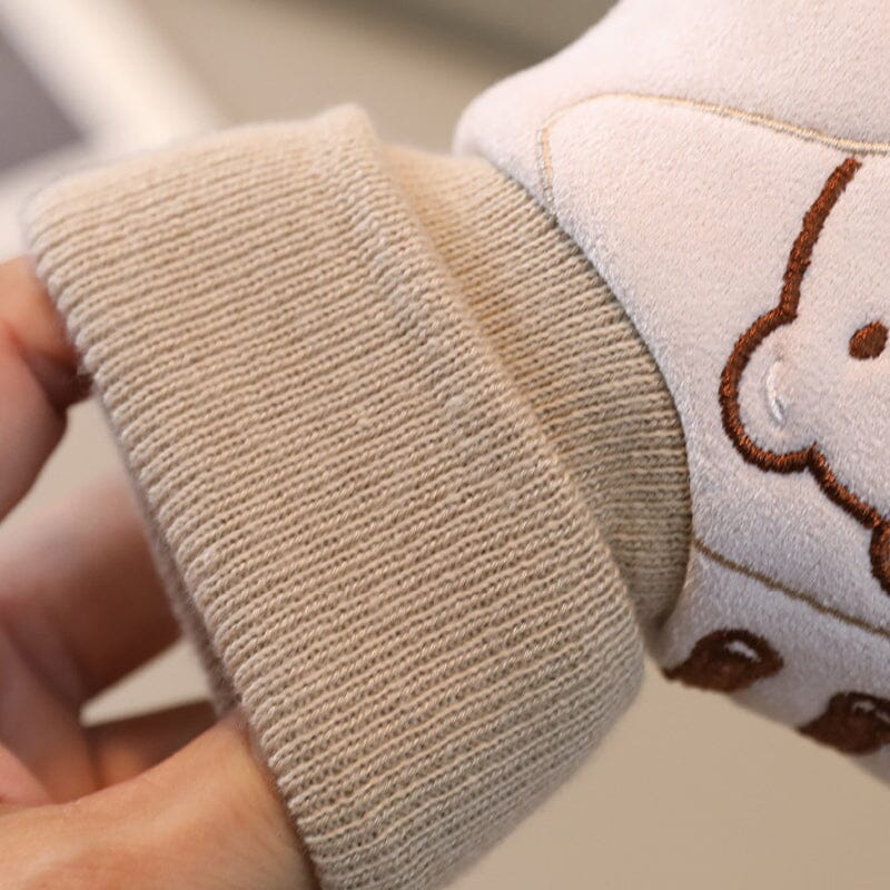 Baby Winter Booties | Soft Knitted Cotton Shoes | Anti-Slip & Warm Plush Lining | FluffyToes™