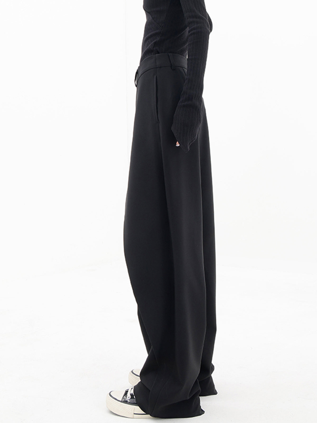 Yuli | Flattering Asymmetric Waist Women's Pants
